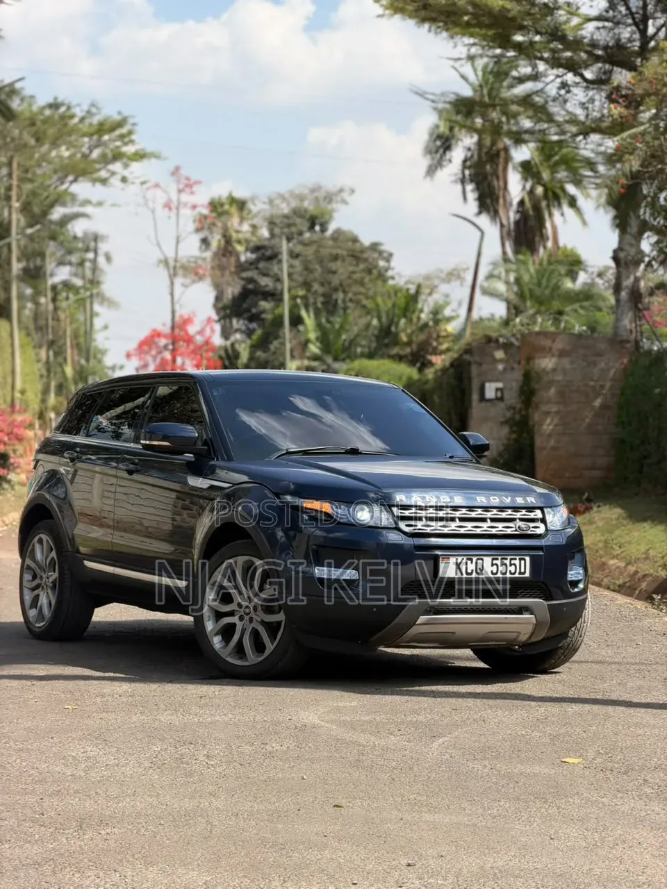 Land Rover Range Rover Evoque 2012 Blue