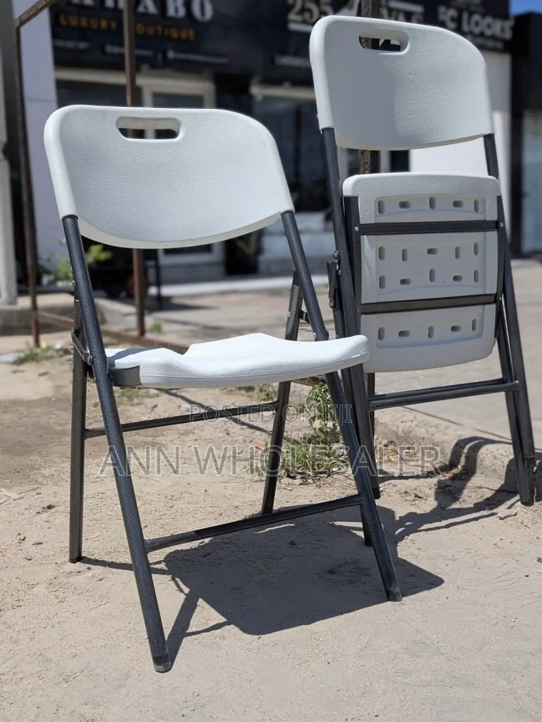Outdoor Foldable Plastic Chairs - Heavy Duty