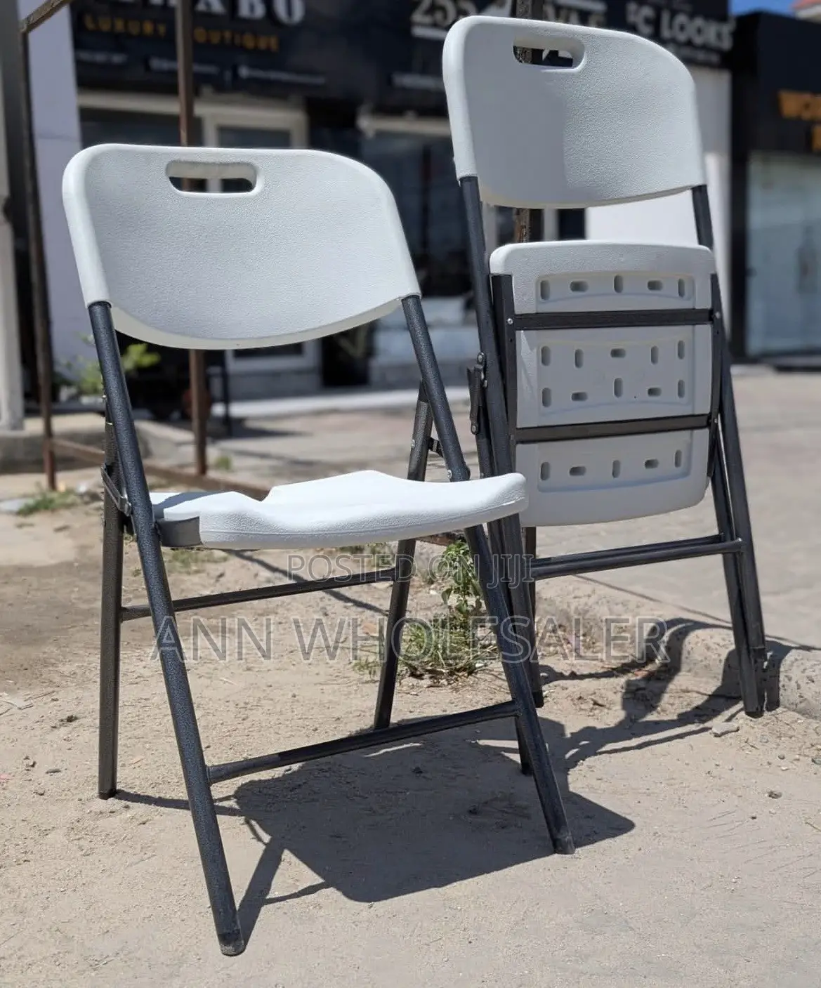 Outdoor Foldable Plastic Chairs - Heavy Duty