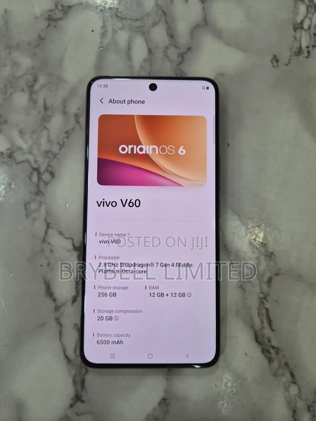 Vivo V60 256 GB Gray