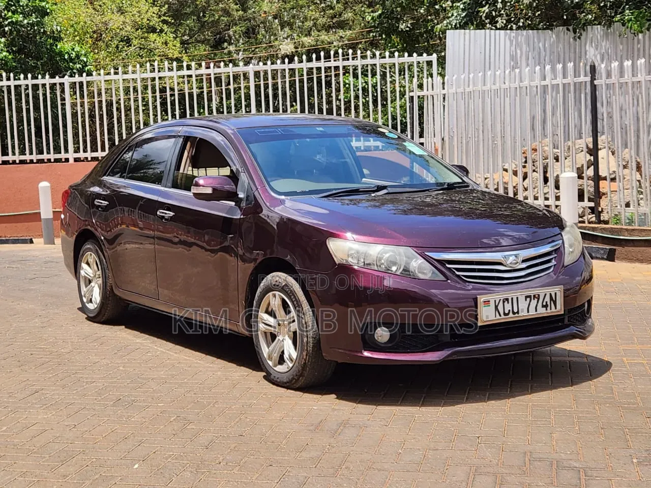 Toyota Allion 2012 Burgundy