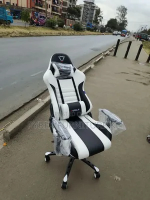 White Black Gaming Chair