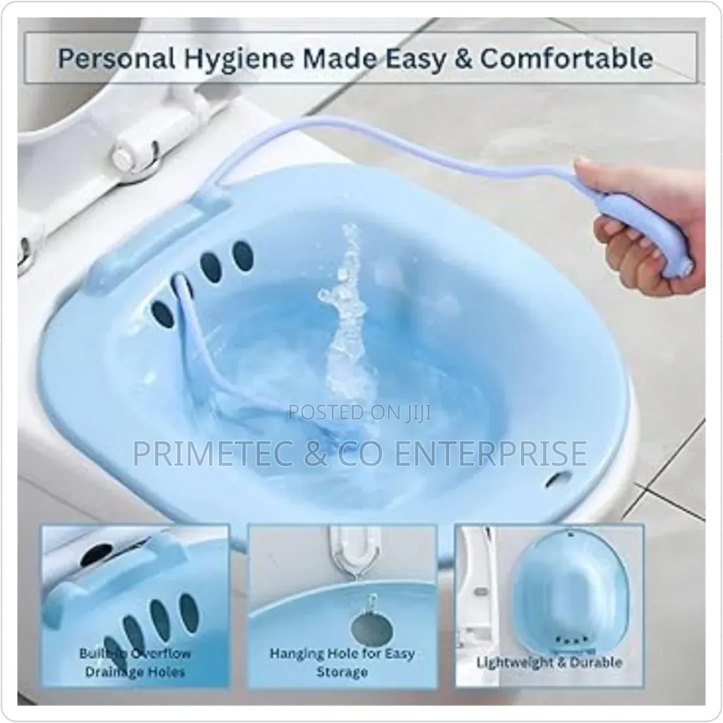 Postpartum Sitz Bath Basin and Hand Pump