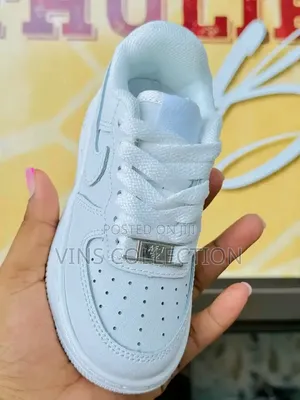 Plain White Nike