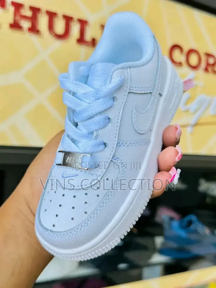 Plain White Nike