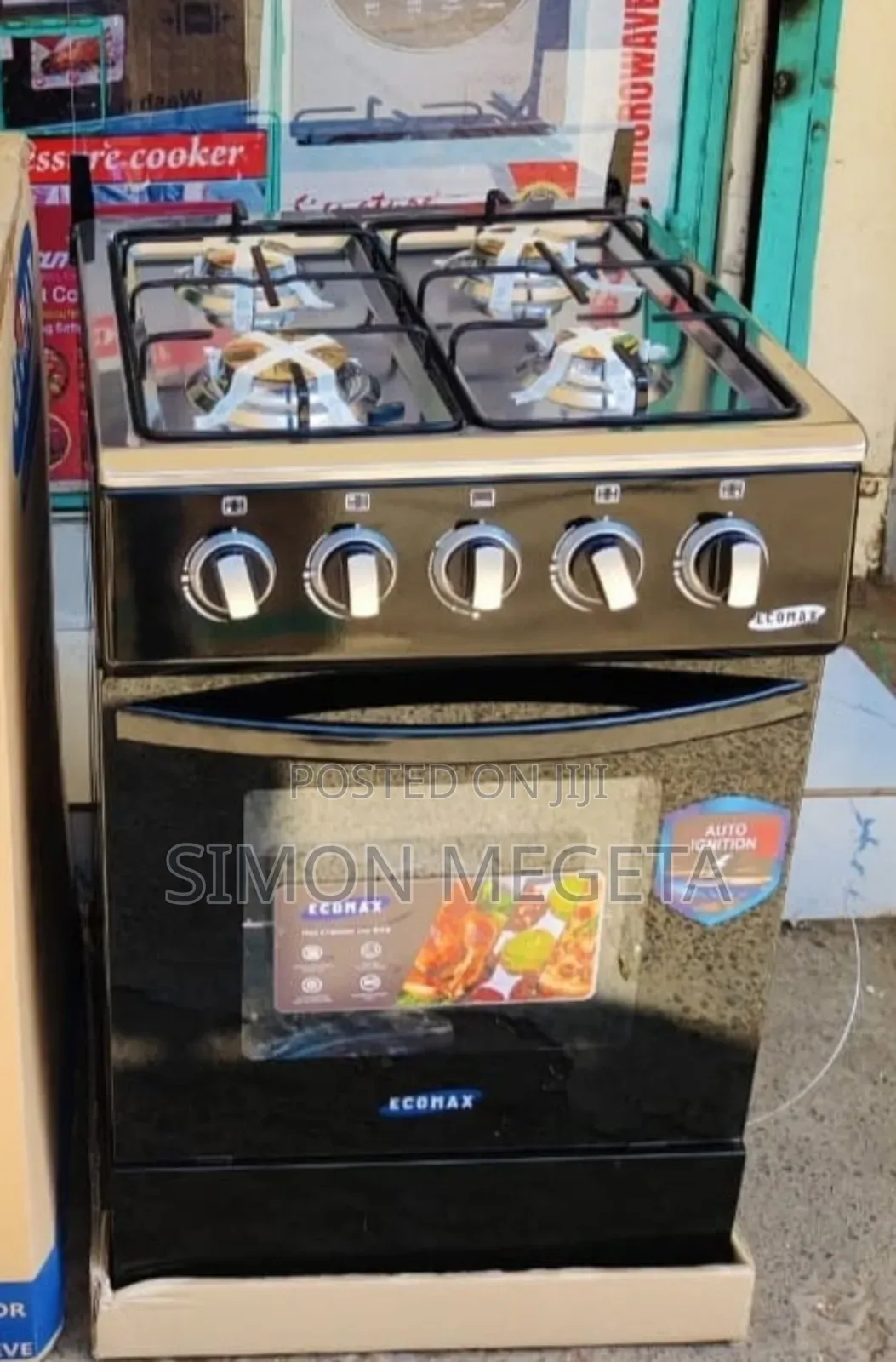 50*55 Ecomax Four Gas With Electric Oven
