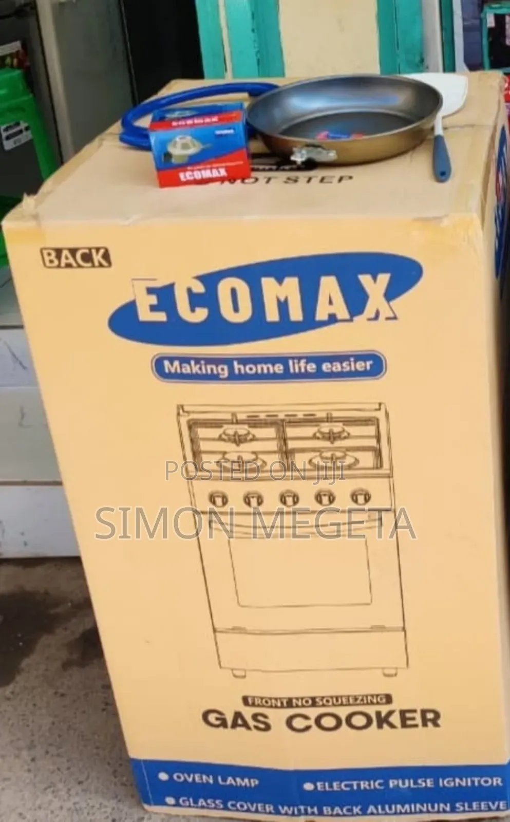 50*55 Ecomax Four Gas With Electric Oven