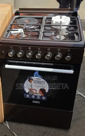 Solstar 60*60- 3+ 1 Electric With Electric Oven ,Jet and GAS SENSOR
