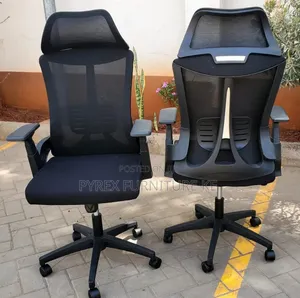 High Back Mesh Office Chair - Black
