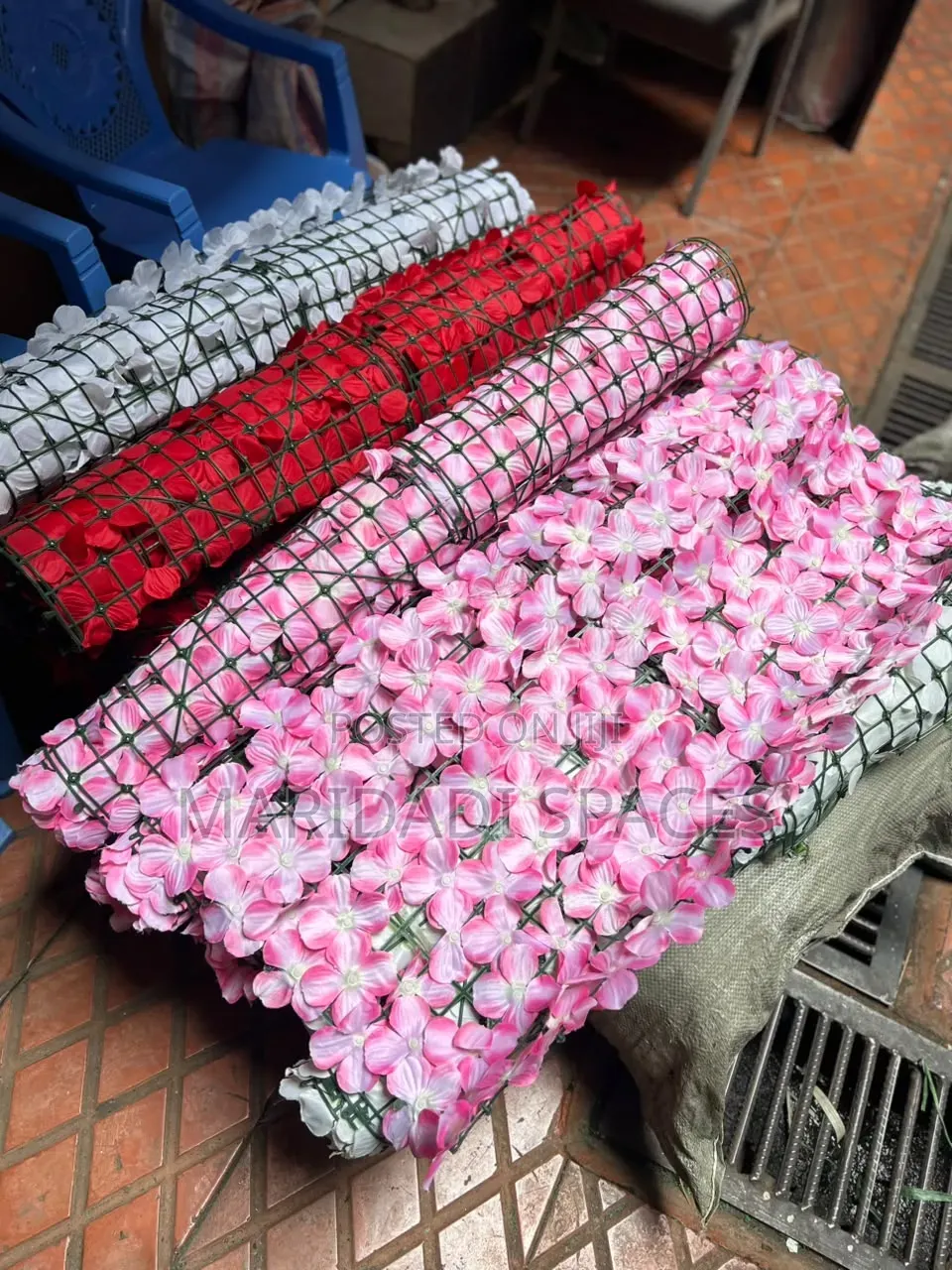 Luxury Artificial Floral Privacy Fence for Home Decor