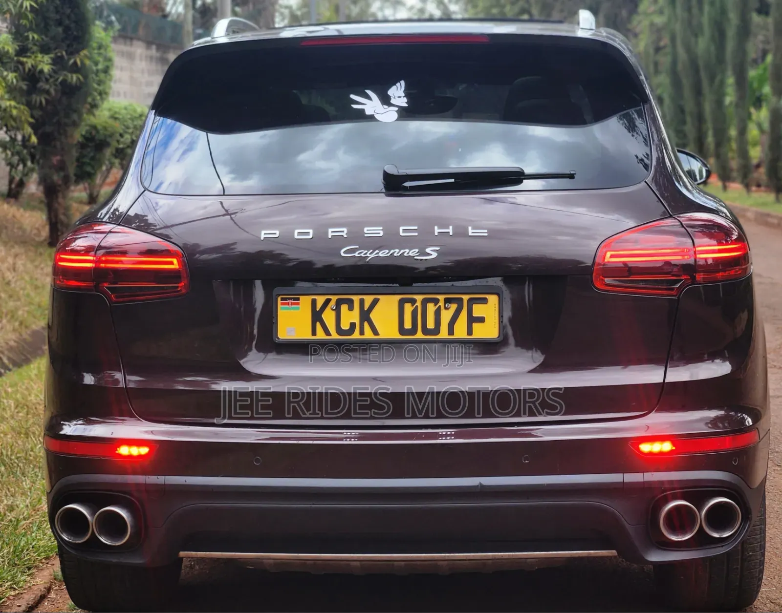 Porsche Cayenne 2016 Burgundy