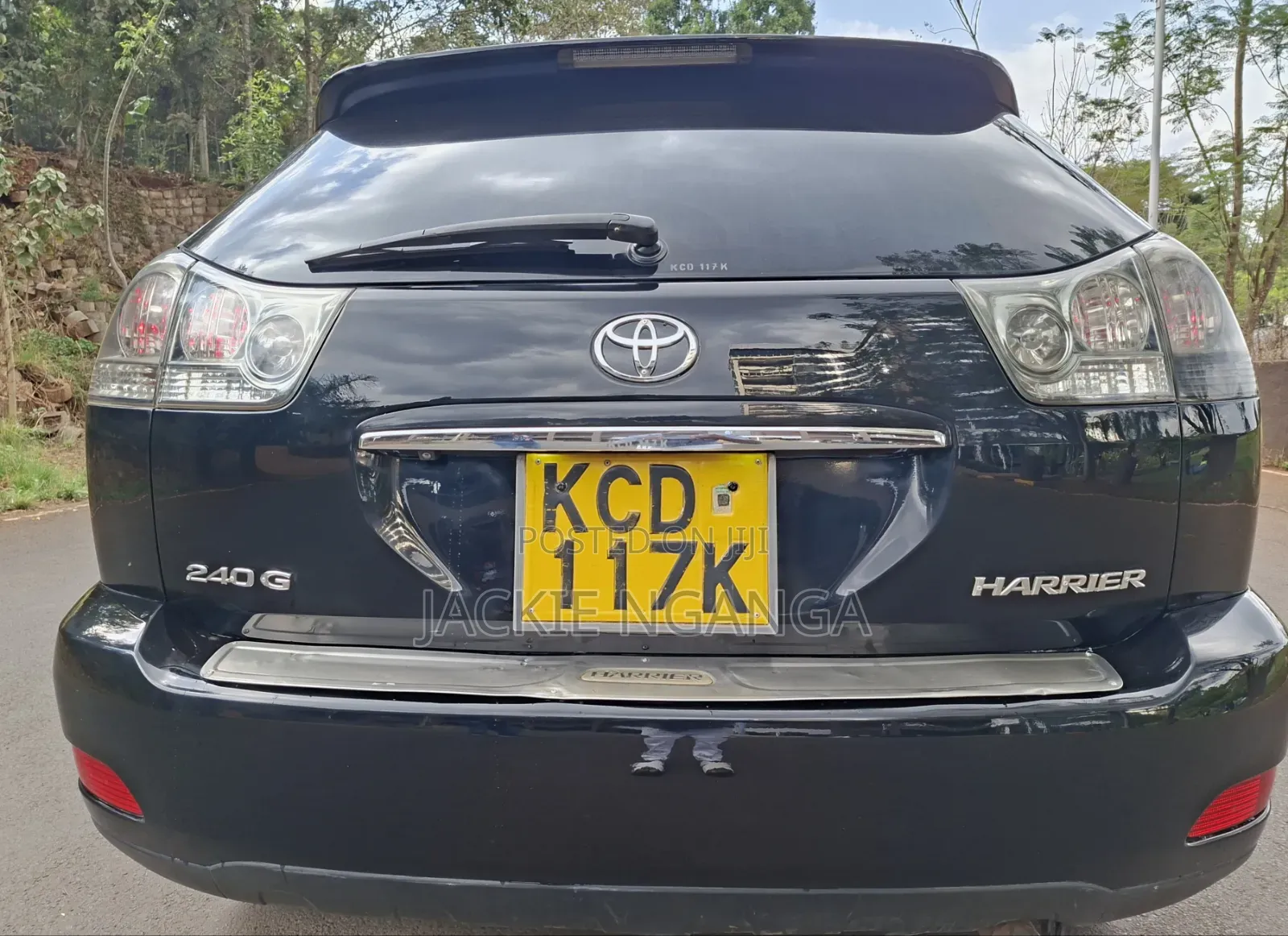 Toyota Harrier 2008 Black