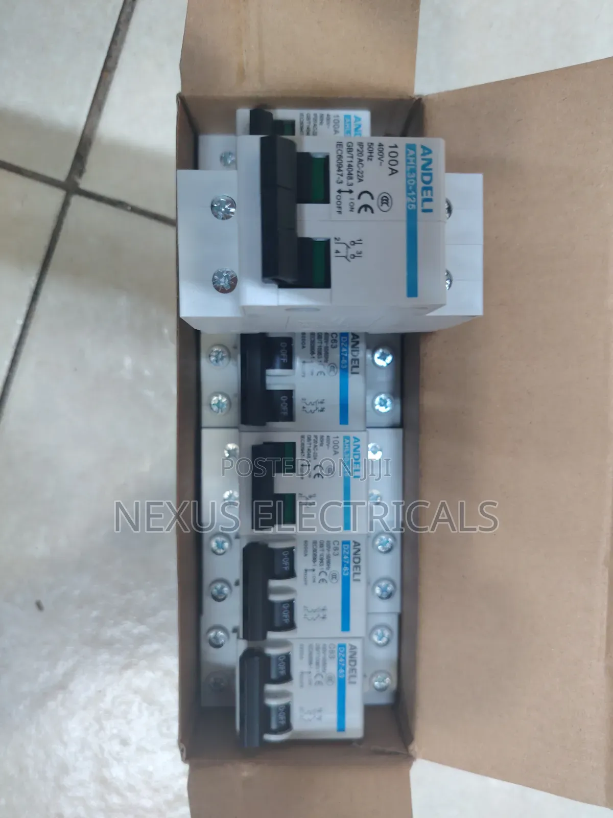 Andeli Dz47-63 C100 Double-Pole 100a