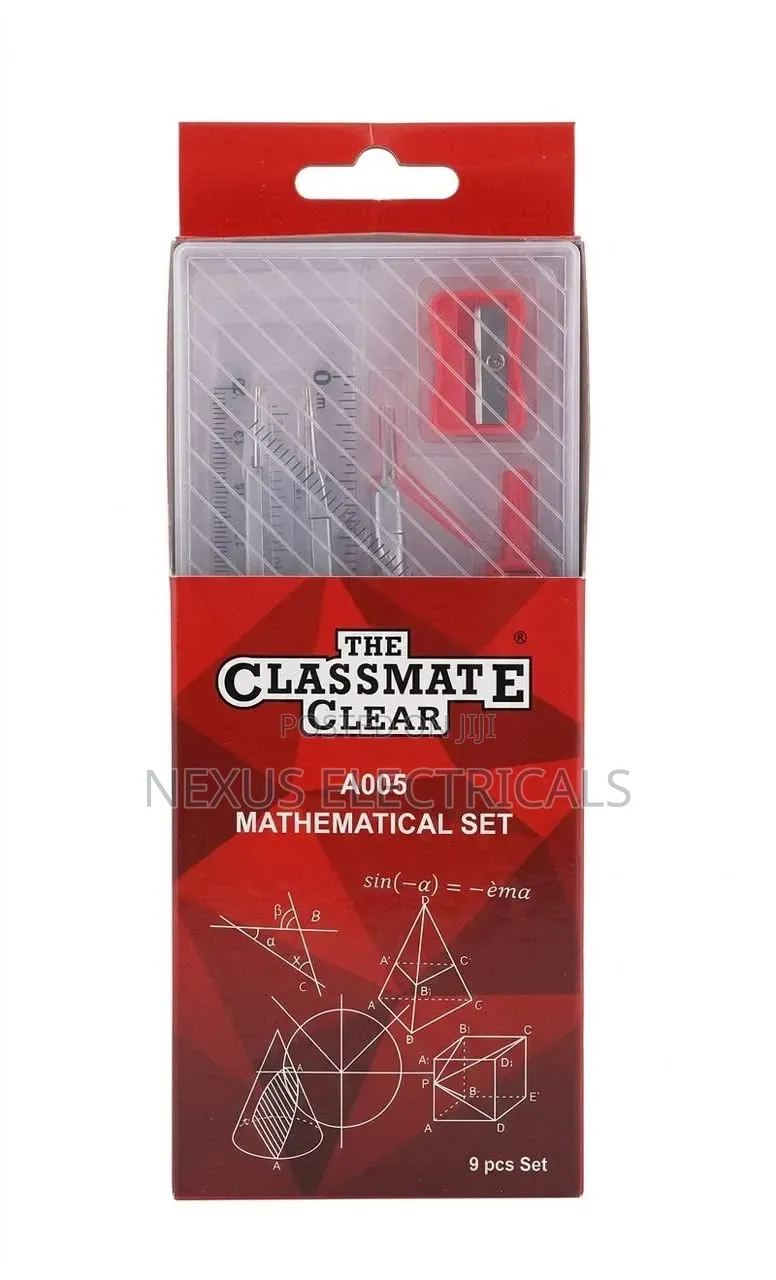 The Classmate Clear A005 Mathematical Set