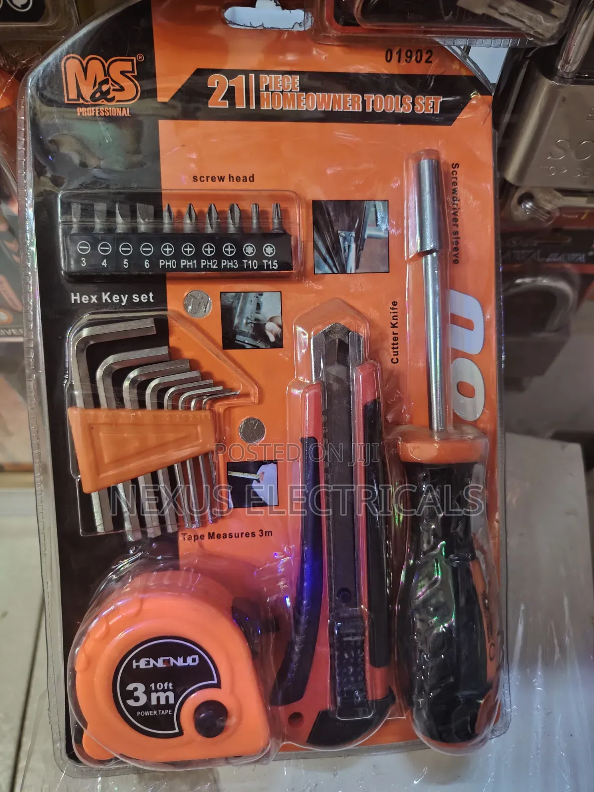 21-Piece Homeowner Tools Set
