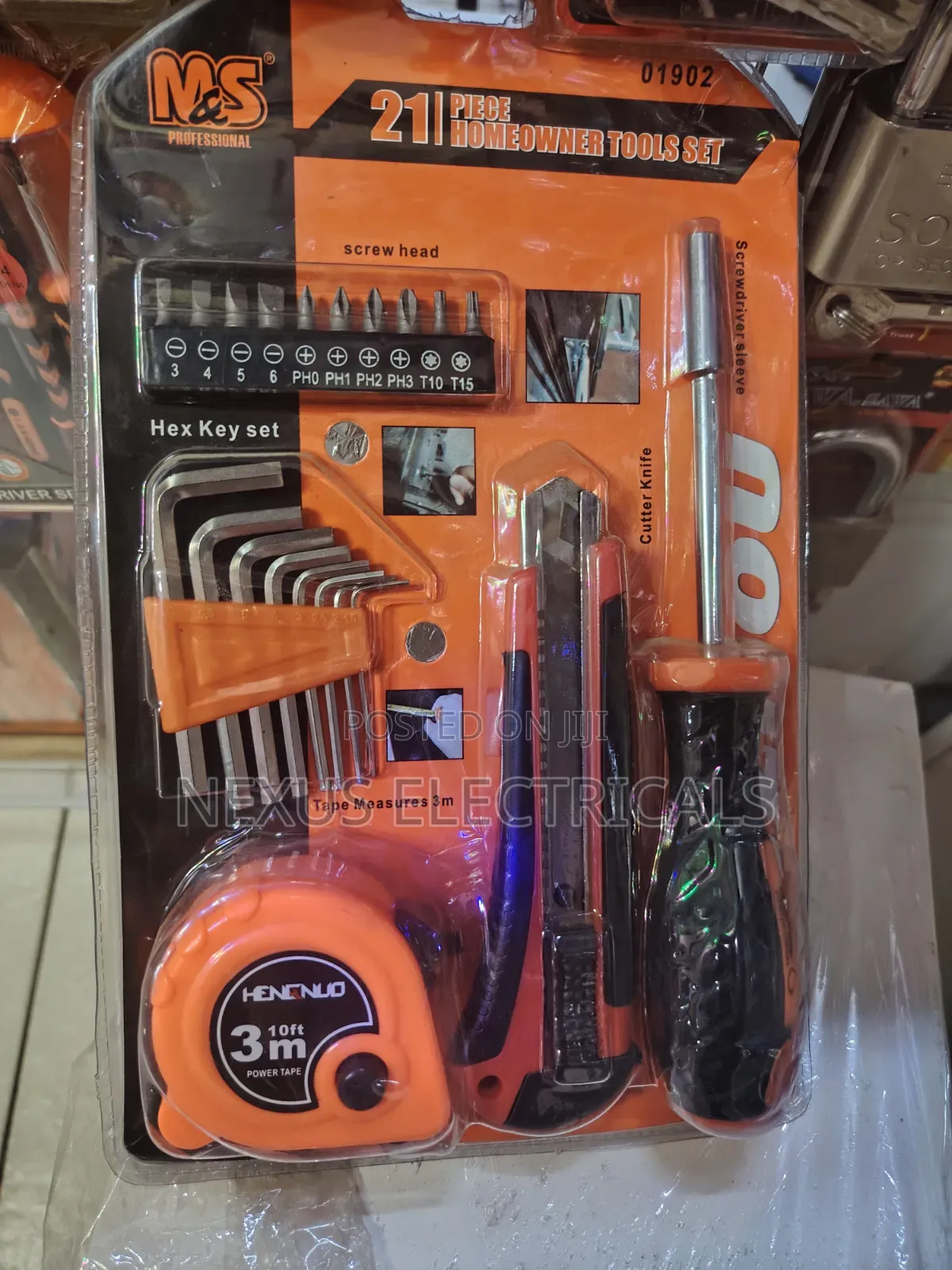 21-Piece Homeowner Tools Set