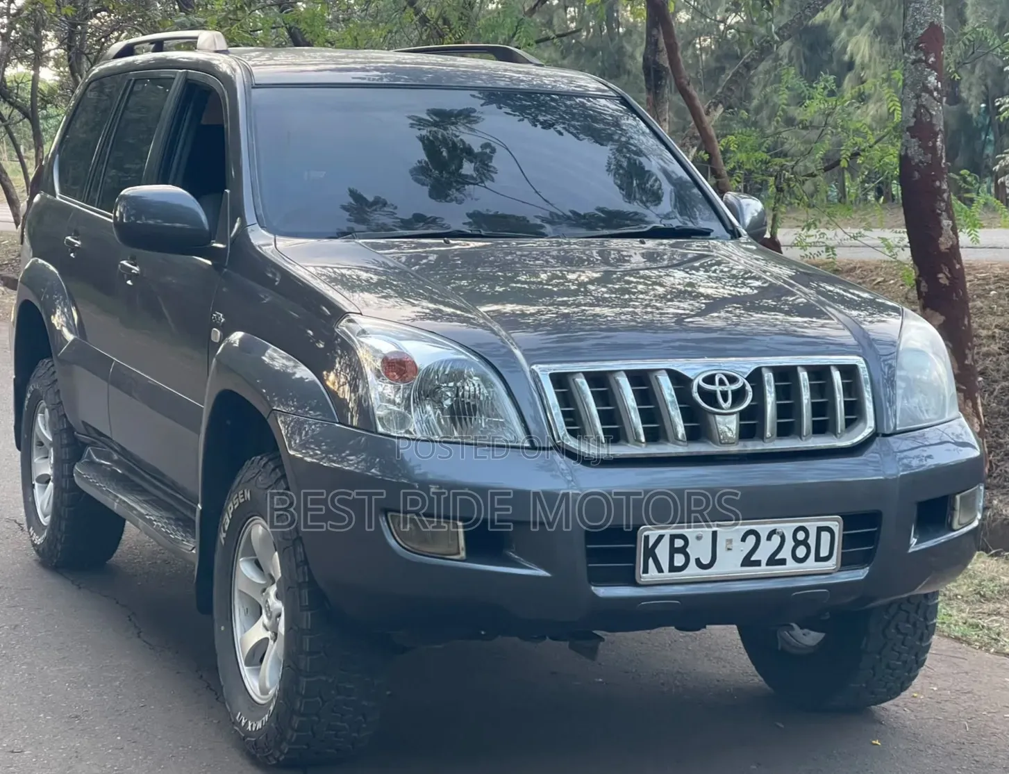Toyota Land Cruiser Prado 3.0 D-4D 5dr 2004 Gray
