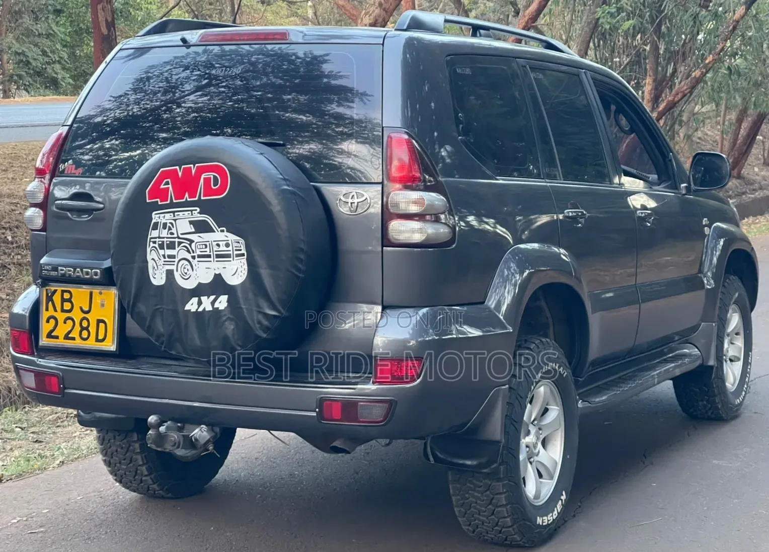 Toyota Land Cruiser Prado 3.0 D-4D 5dr 2004 Gray