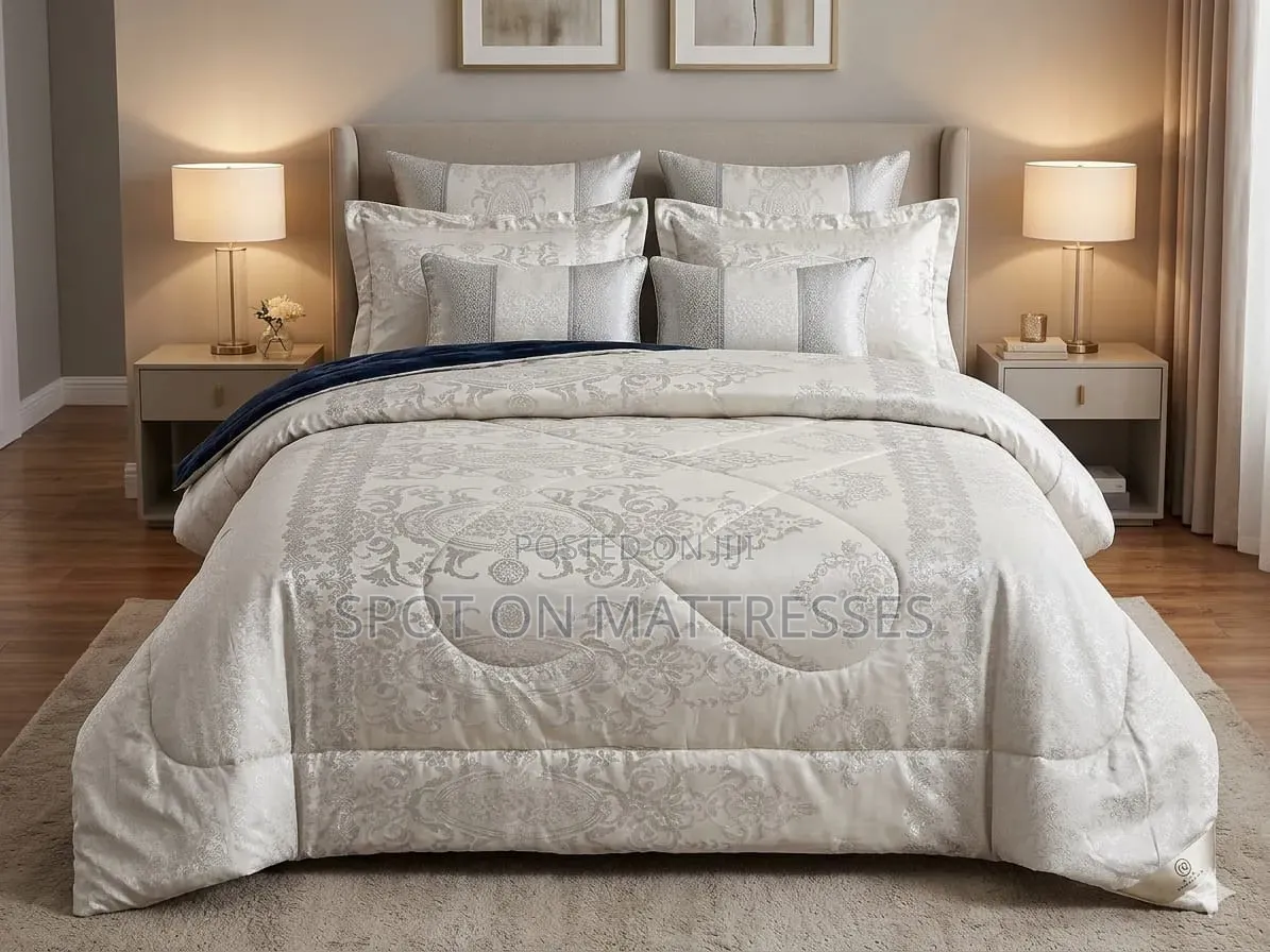 Offer! Royal Heavy Silk Duvets. 1 Duvet. 1 Bedsheet. 4 Pillow Cases.
