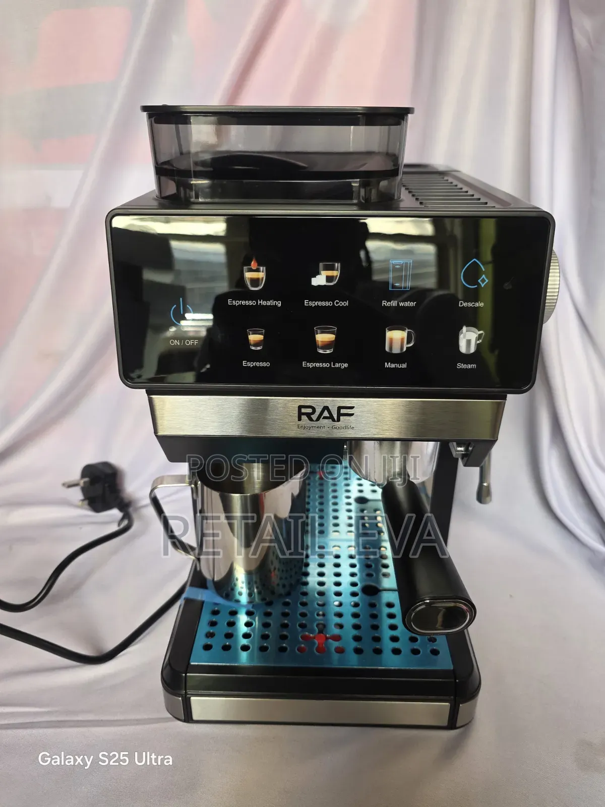 Coffee Maker Machine, Single Station With Grinder