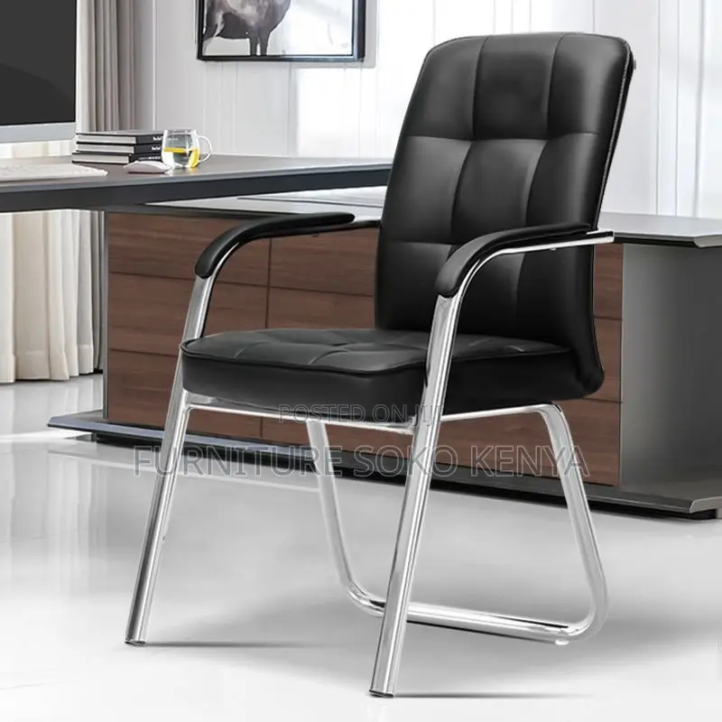 Leather Modern Seat | Executive Receptionist Wait Chair