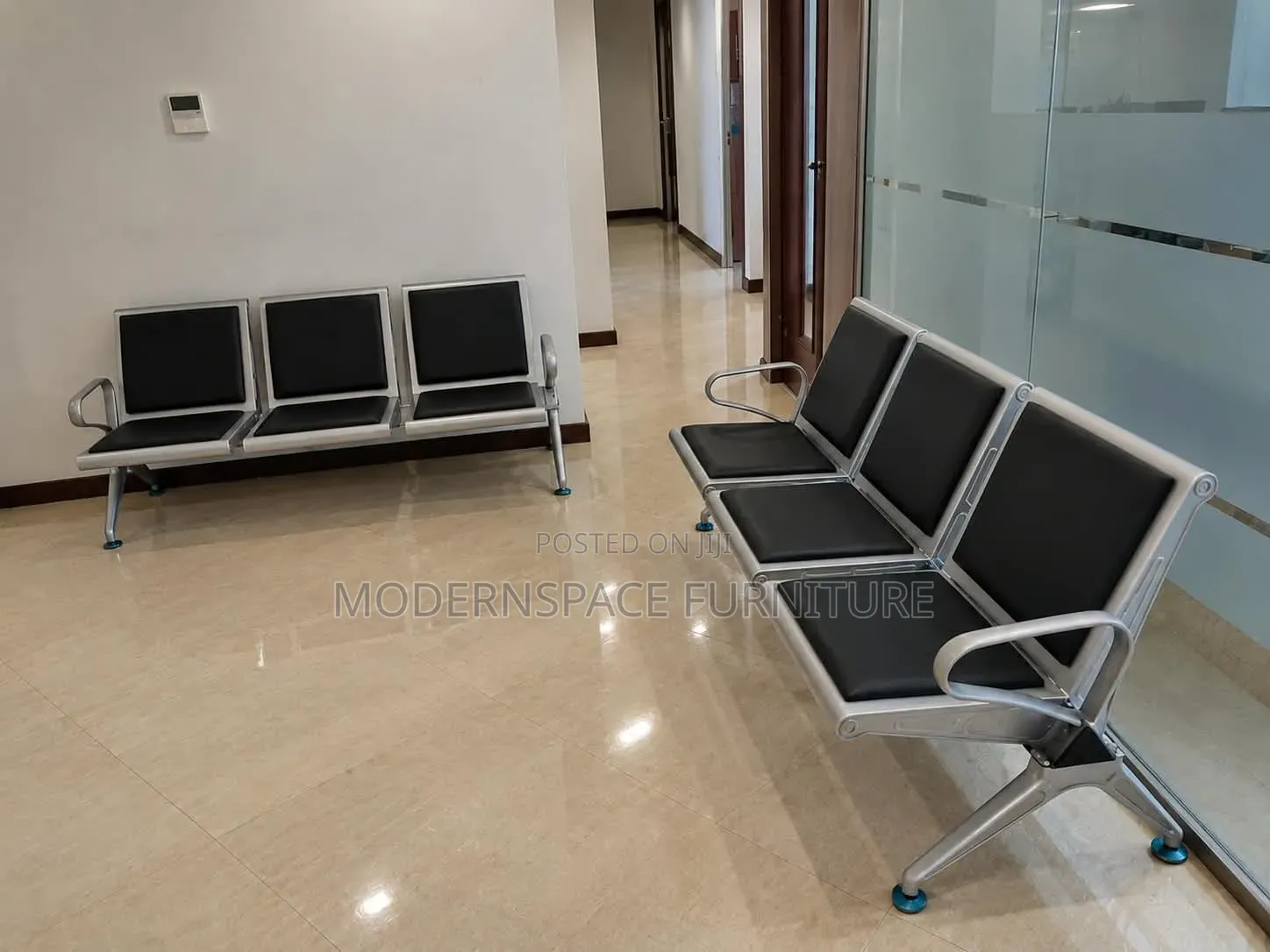 Office Chair;Modern Three Seater Heavy Duty Visitors Bench