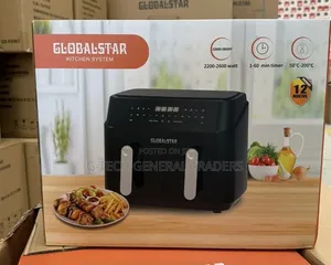 Globalstar 7L+7L Dual Basket Air Fryer (Model GS-K1445)