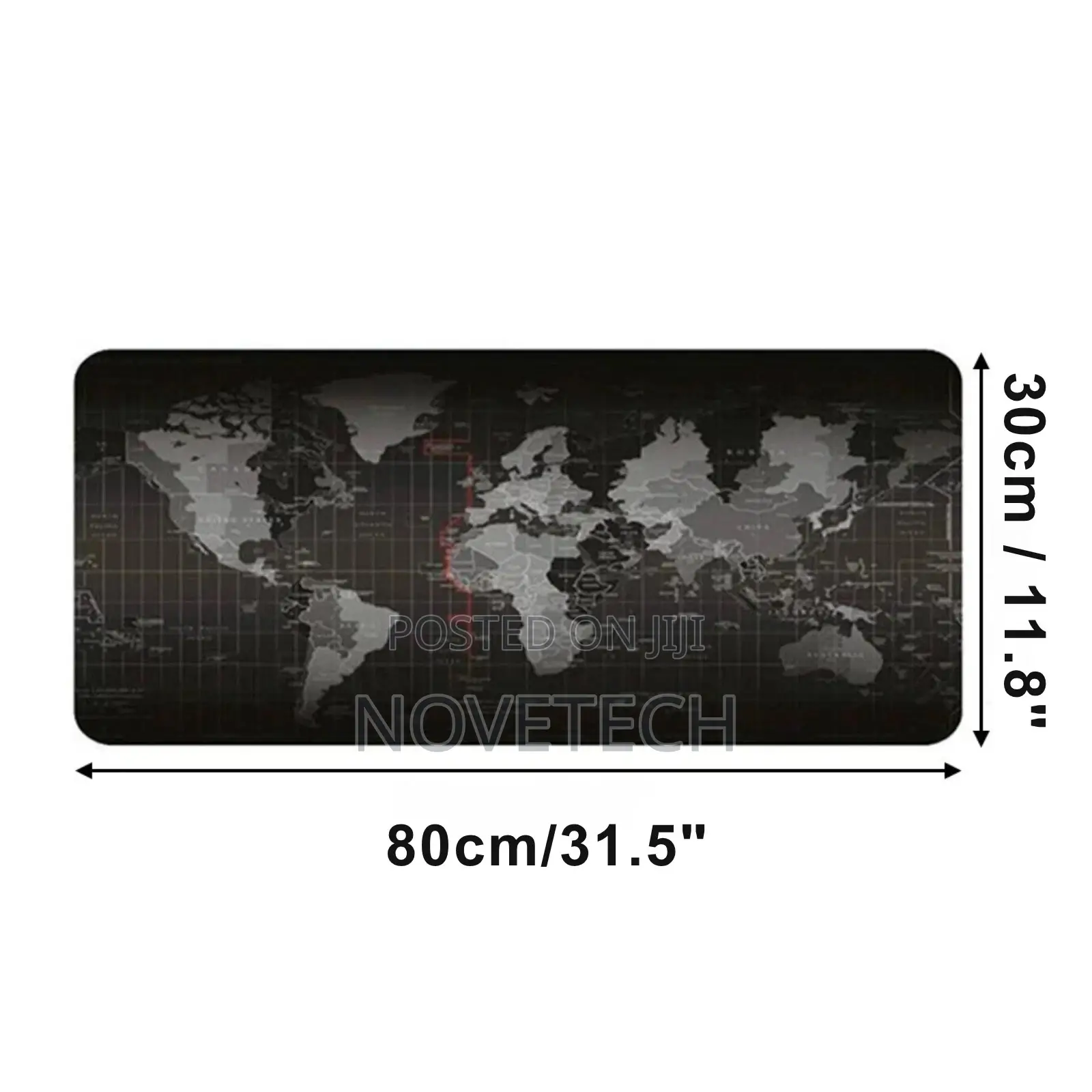 80x30 CM World Map Gaming MousePAD Laptop Keyboard Non-Slip Desk Mat