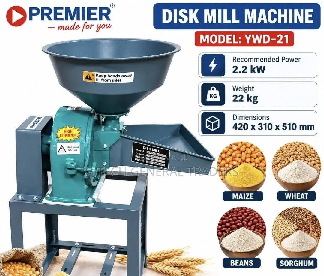 Premier YWD-21 Commercial Disk Mill Machine