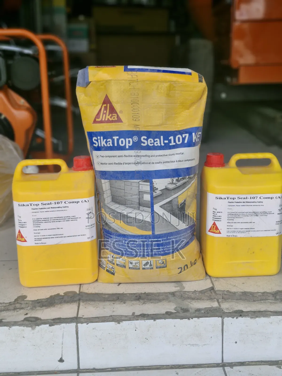 Sikatopseal 107 Coating 20kgs Powder and 5L Liquids