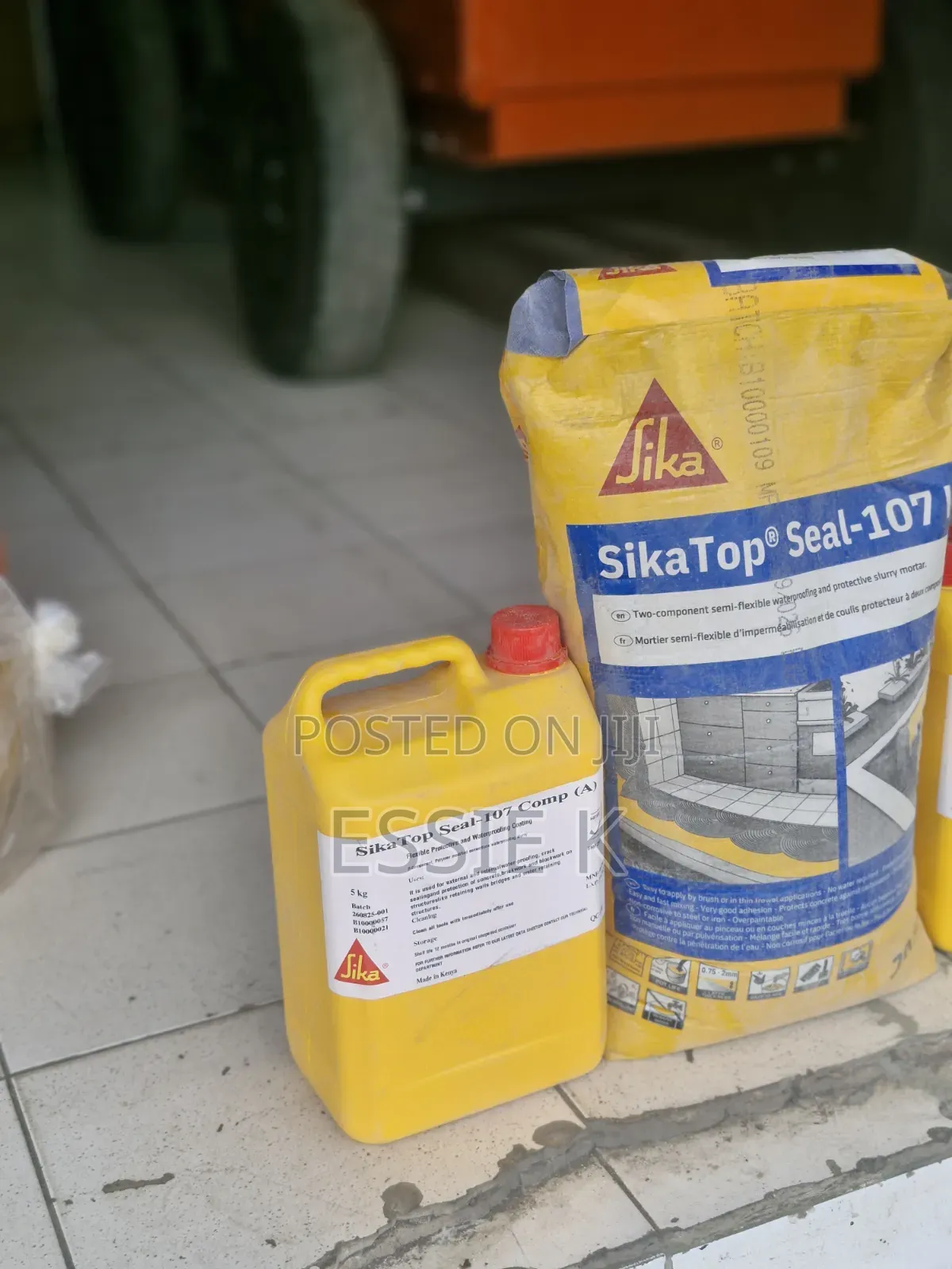 Sikatopseal 107 Coating 20kgs Powder and 5L Liquids