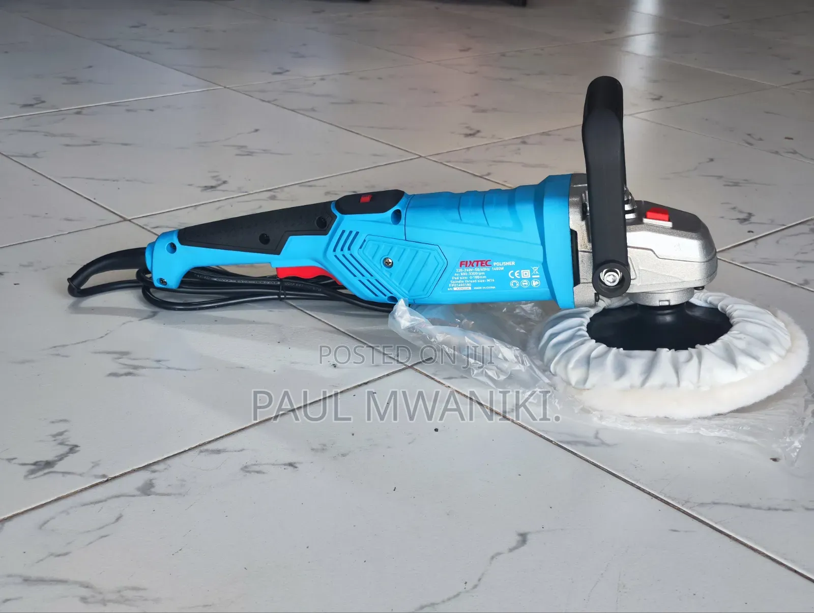 Fixtech 1400 W Angle Polisher, 180 Mm