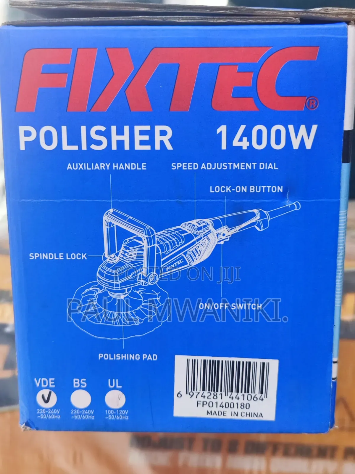 Powerful FIXTEC 1400W Electric Polisher
