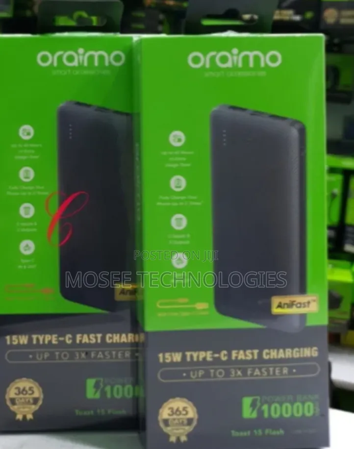 Oraimo Toast 15 Flash OPB-1100D 10,000mAh Power Bank
