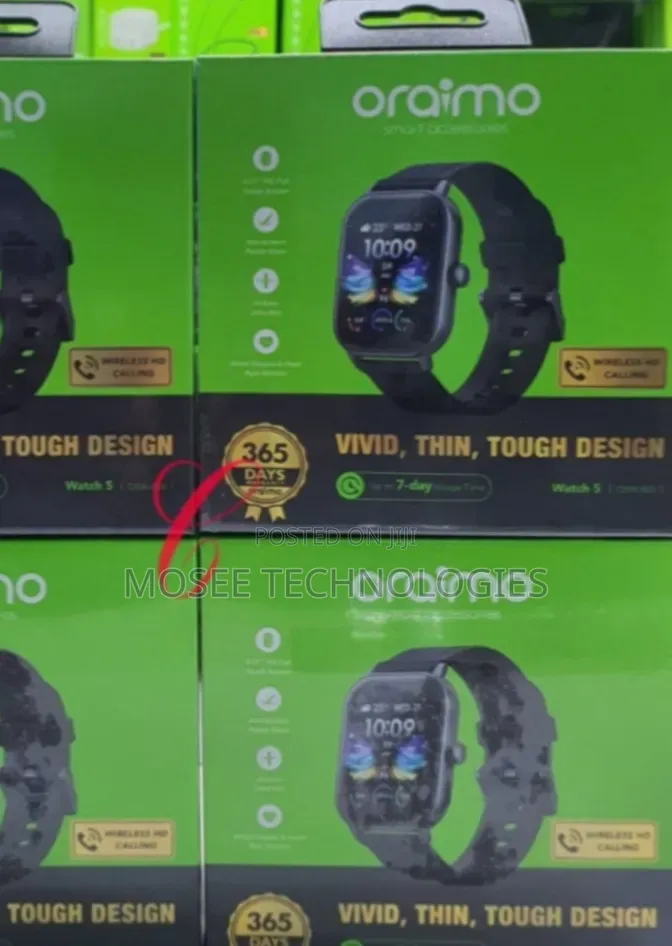Oraimo Watch 5 OSW-805 HD Display Smart Watch