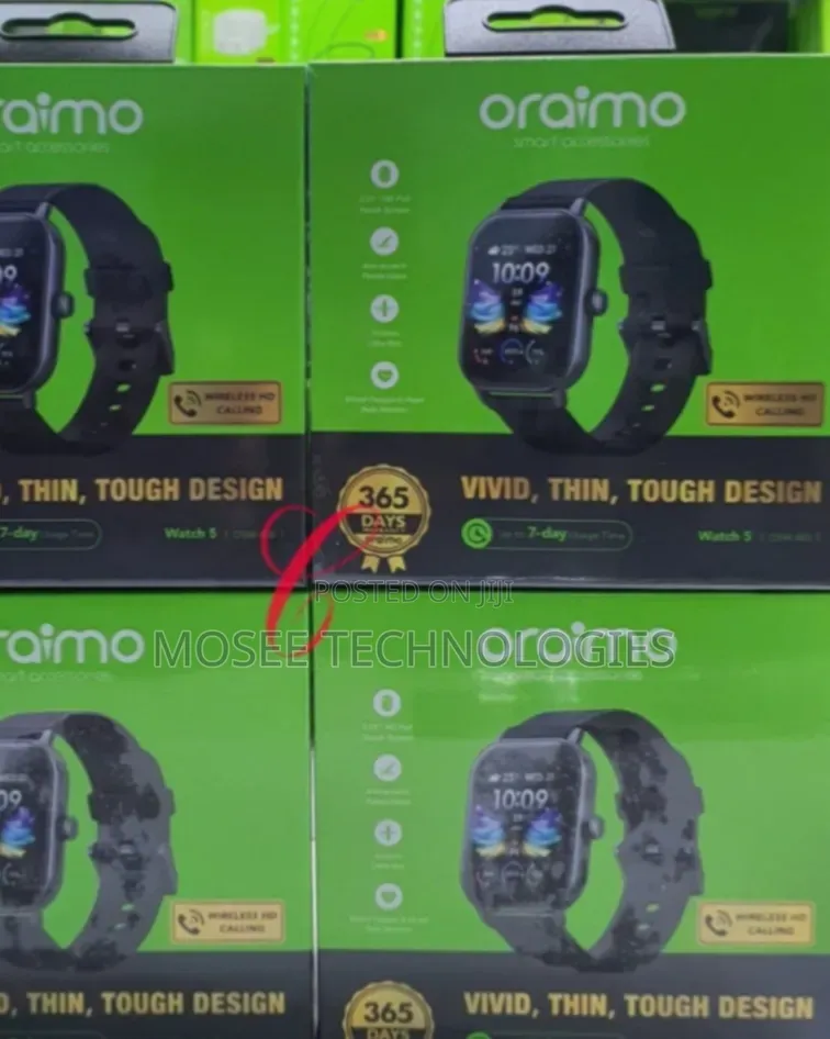 Oraimo Watch 5 OSW-805 Stylish Bluetooth Smart Watch
