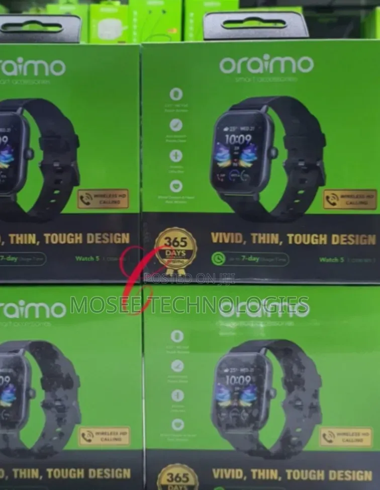 Oraimo Watch 5 OSW-805 Stylish Bluetooth Smart Watch
