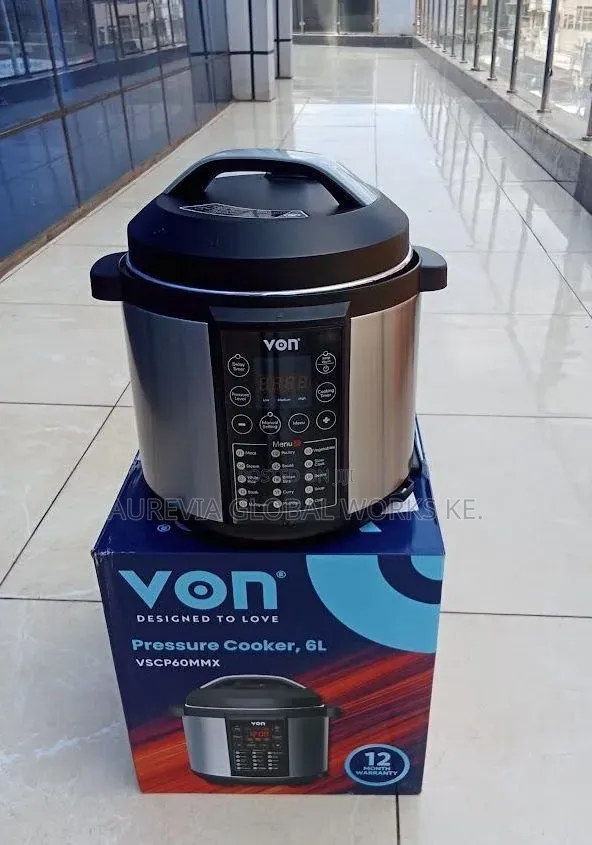 Von 6L Electric Pressure Cooker – VSCP60MMX
