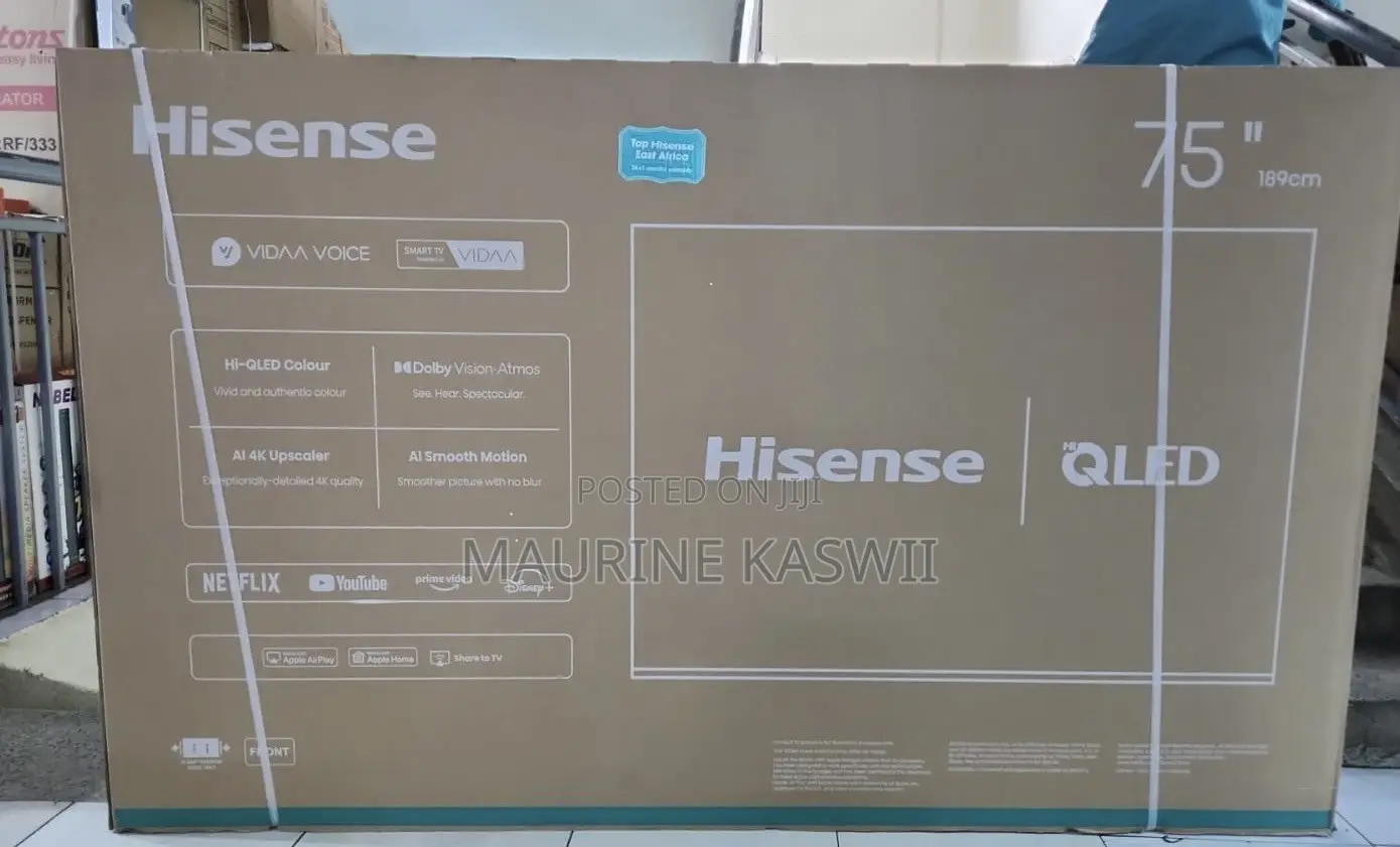 Hisense 75 Qled 4k Frameless -75 Q6q