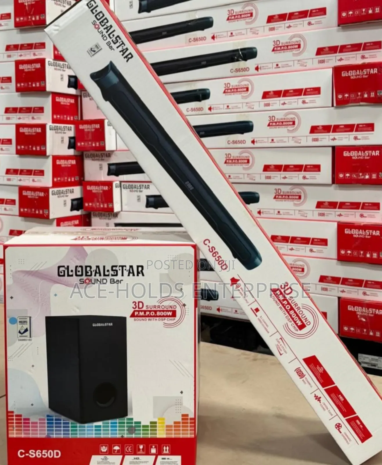 Globalstar GS-S650D
Soundbar - 3D Surround Sound C-S650d