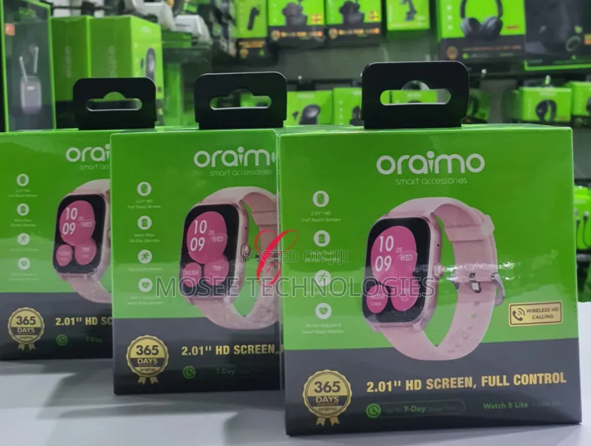 Oraimo Watch 5 Lite Rose Gold Pink Smartwatch