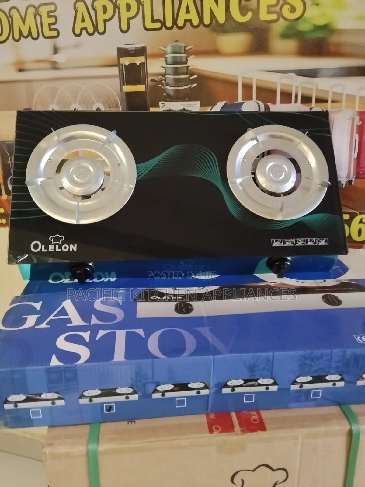 Olelon 2 Burner Glass Top Cooker