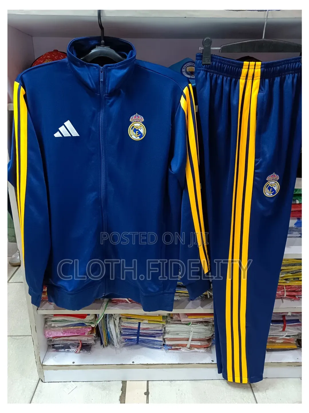 Real Madrid FC DNA Full Tracksuit .