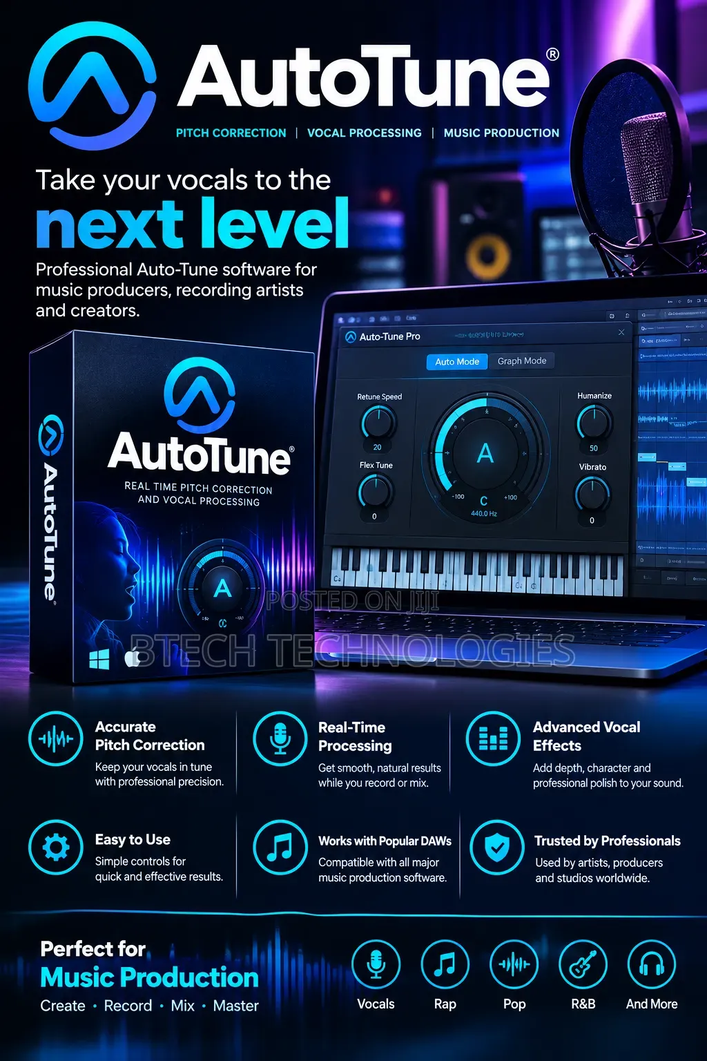 Auto-Tune Software Installation for Music Production