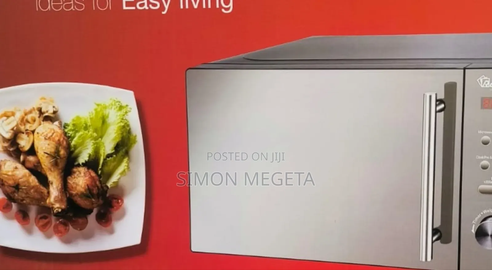 Ramtons RM/458 - Digital Glass Microwave, 700W - 20L