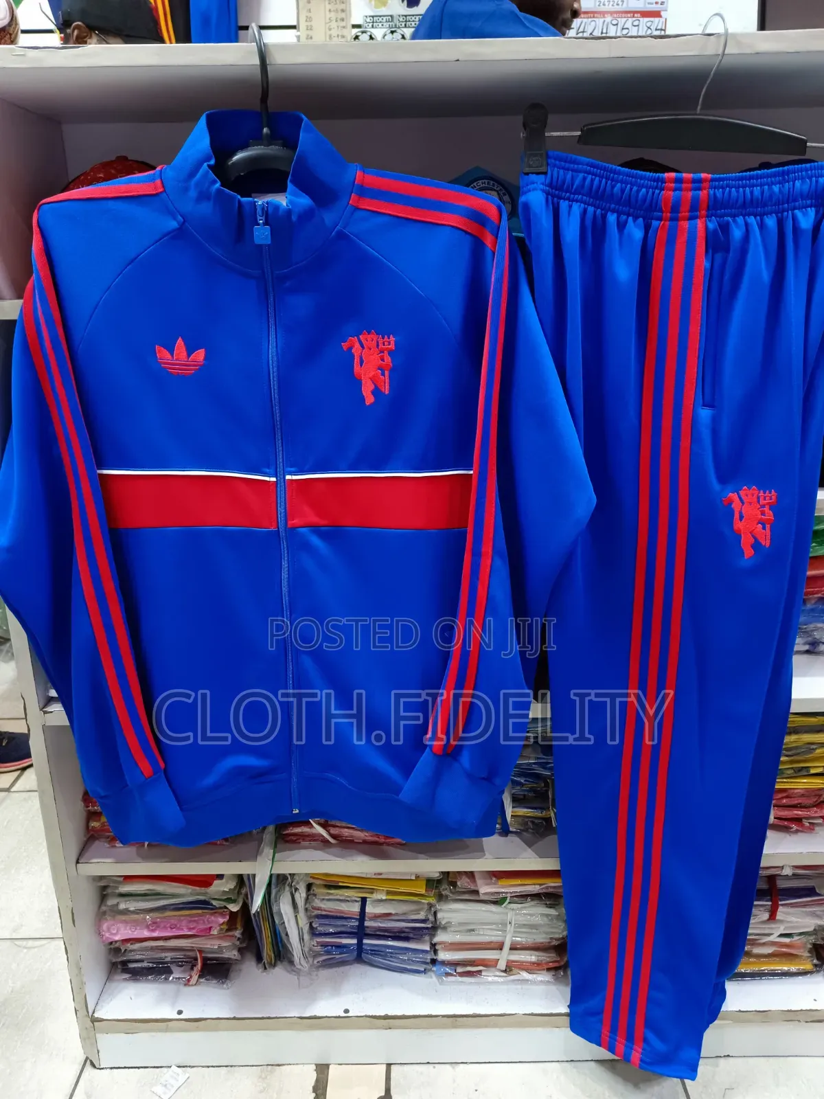 Manchester United ( Blue) Tracksuits.
