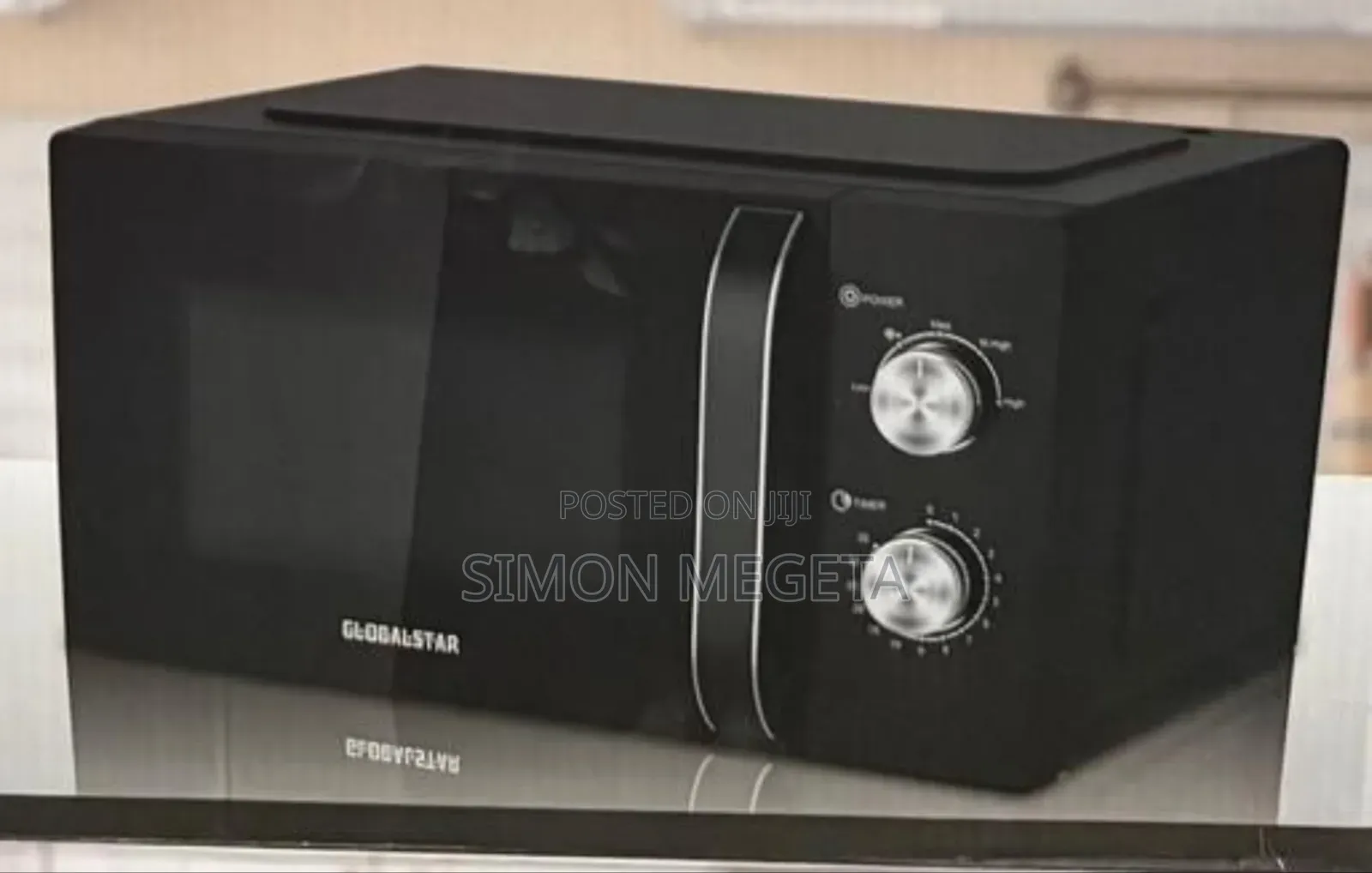 20 Litres Silver Globalstar Manual Microwave With Handles