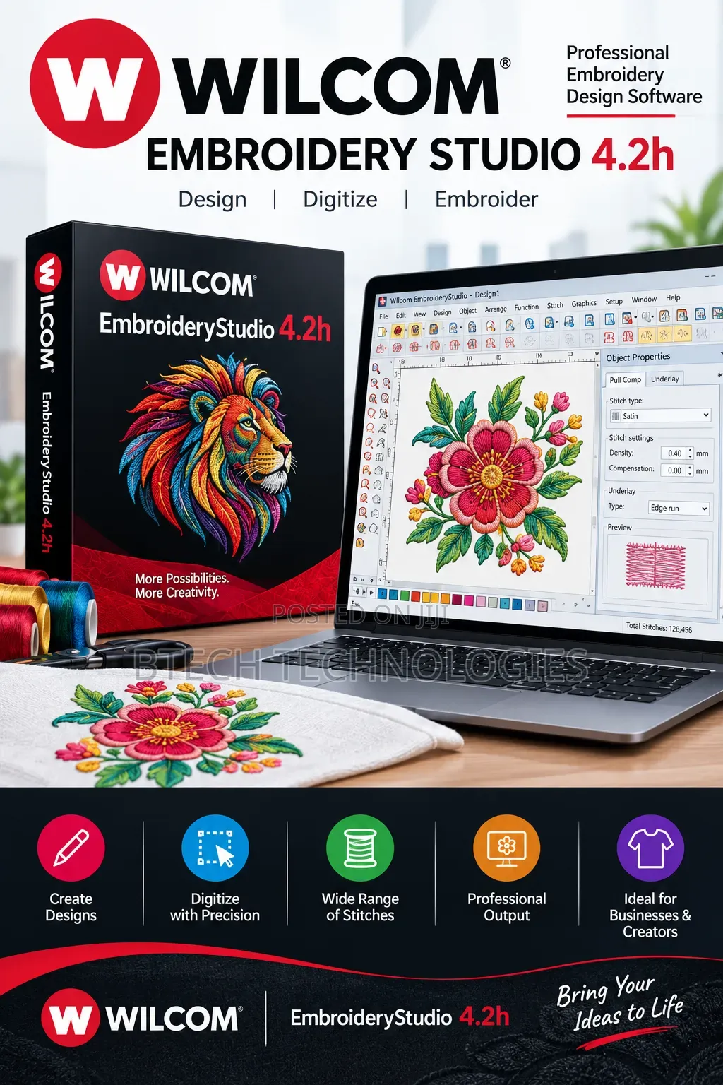 Wilcom EmbroideryStudio 4.2h – Embroidery Design Software