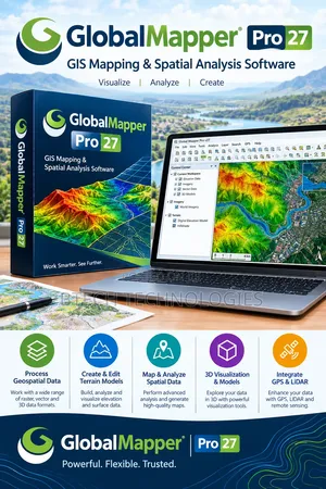 Global Mapper Pro 27 – GIS Mapping Software