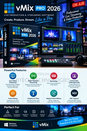 vMix Pro 2026 Live Streaming & Video Production Software